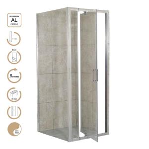 Wholesale 5mm Glass Pivot Door Shower Enclosure from china suppliers