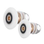 Brass Nylon Door Rollers , Shower Door Pulley 19mm 23mm 25mm Size