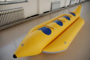 Wholesale Summer Water Sports 4 Man Inflatable Banana Boat With 3 Chamber from china suppliers
