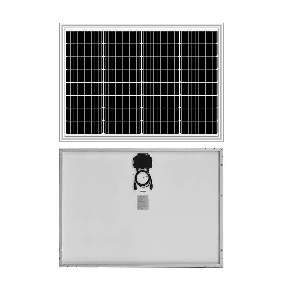 12v 160w Monocrystalline Glass Solar Panel placas solares panneaux solaires small solar panel usb For 4WD Camping Caravaning Boating