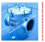 MARINE MAIN SEA WATER FILTER A250 CB/T497-1994，Body - carbon steel galvanized