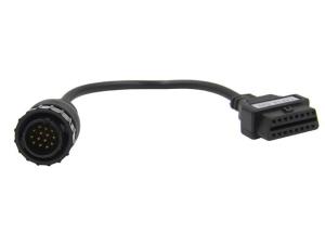 Wholesale OBD2 OBDII 16 Pin J1962 Female to Mercedes Benz 14 Pin Male Connector Cable from china suppliers
