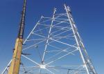 Electricity Transmission Line Steel Towers , 10KV - 1000KV Steel Tube Tower
