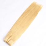 Durable Blonde #613 Color Halos Flip In Hair Extension Silky Straight 100% Human