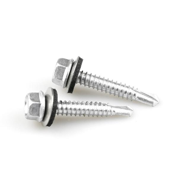 Unitek Stainless Steel 316 Grade Hex Washer Head Self Drilling Screw for Roofing
