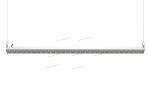 Anti Glare 60W Suspension Linear LED Light 150W/M A4 Beam