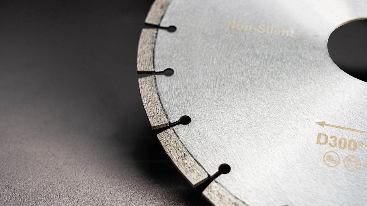 Silver Professional 12inch Diamond Circular Saw Blade For Calcium Silicate Cutting Disc