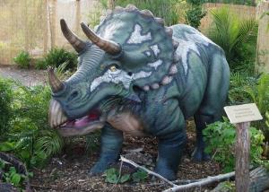 Wholesale Artificial Life Size Dinosaur Statue , Handmade Outdoor Dinosaur Statues from china suppliers