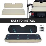 Universal Buff Golf Cart Rear Seat Replacement Cushions PU Material For Club Car