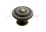 Roman Bronze Zinc Alloy Cabinet Handles And Knobs , Kitchen Cupboard Door Knobs