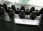 Black Color 74 Link Dumper Rubber Tracks For Yanmar C50R / Takeuchi TCR50