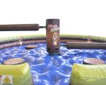 Commercial Inflatable Outdoor Games , Wipeout Inflatable Last Man Standing