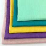 Wrinkle Free Dyed 60*60 Plain Woven Linen Fabric 105gsm Linen Shirt Cloth