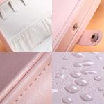 JEWELRY STORAGE BOX SINGLE-LAYER NECKLACE EARRINGS RING PU JEWELRY BOX AMAZON