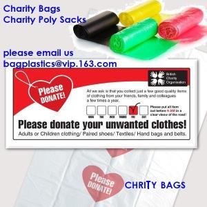 Wholesale Charity Shop Collection Bag, Plastic Donation Bags, Charity Sacks, Green Sacks, Yellow Bag liner bags sacks green sacks from china suppliers