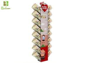 Wholesale Countertop Cardboard POS Display Stand With Height Measuring Gauge from china suppliers