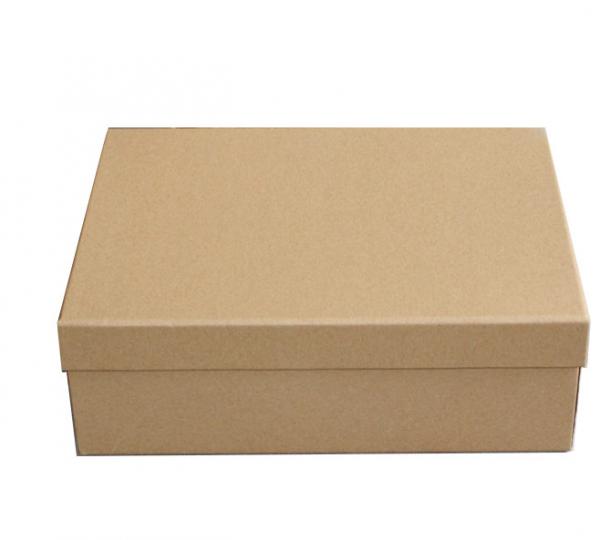Quality Original Brown Color Paper Display Box Custom Clothing Packaging Boxes For Shoes for sale