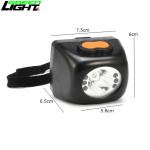 IP67 Underground Mining Headlamps , 3.7V 4.5Ah Underground Cordless Cap Lamp