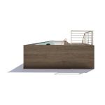 Density 1.2g/cm3 Swimming Pool Prefabricated for Villa and Beach House Garden