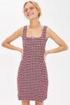 Gingham Women Dress Mini Summer Tank Dresses Ladies