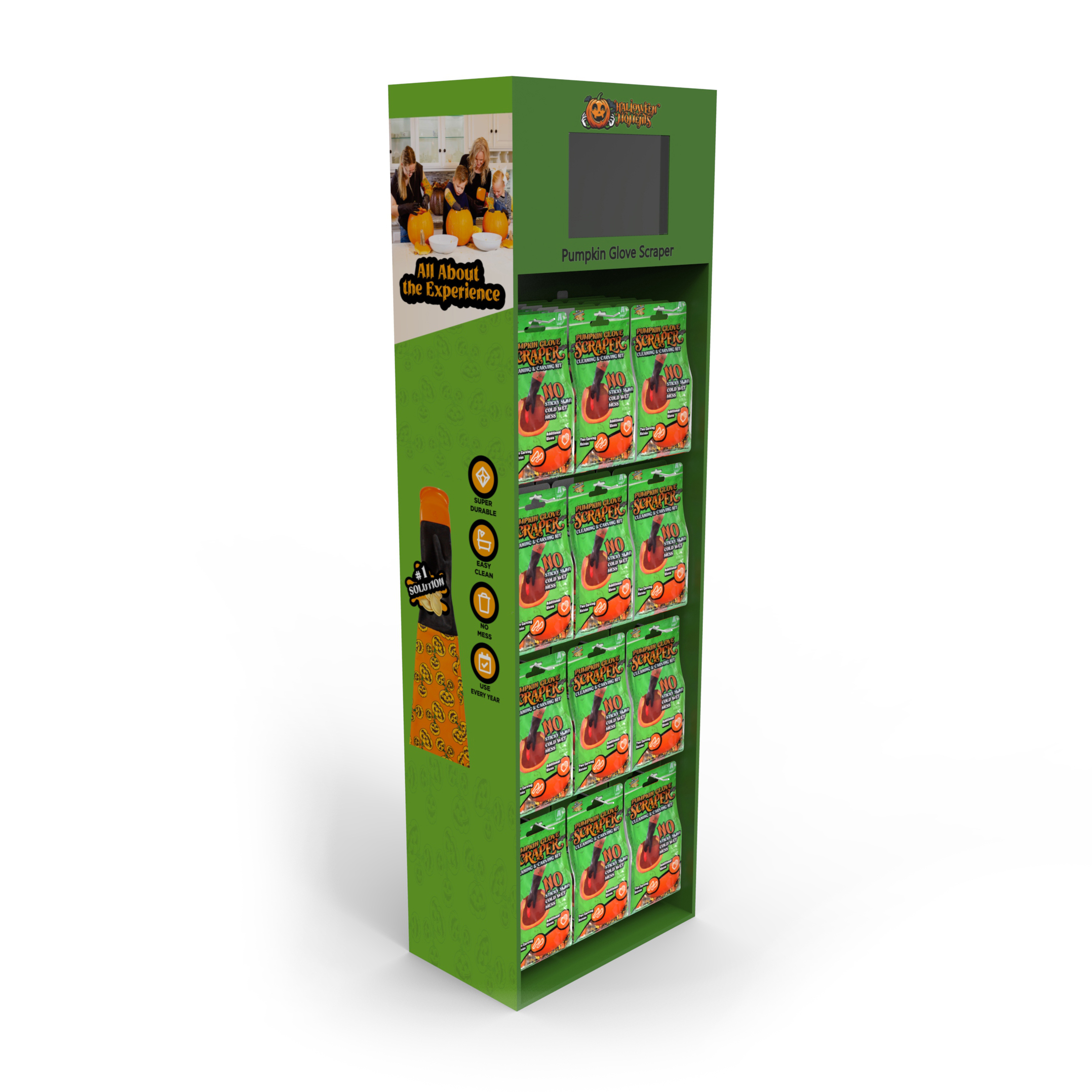 Supermarket PVC Display Stand Foam Board Shampoo Display Stand With Custom Logo