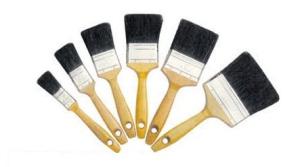 Wholesale Bulk 100 Pure Bristle Paint Brush 20mm 30mm 50 Mm from china suppliers