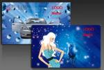 PLASTIC LENTICULAR PET 3D Lenticular Plastic Printing moving cards by 3d offset