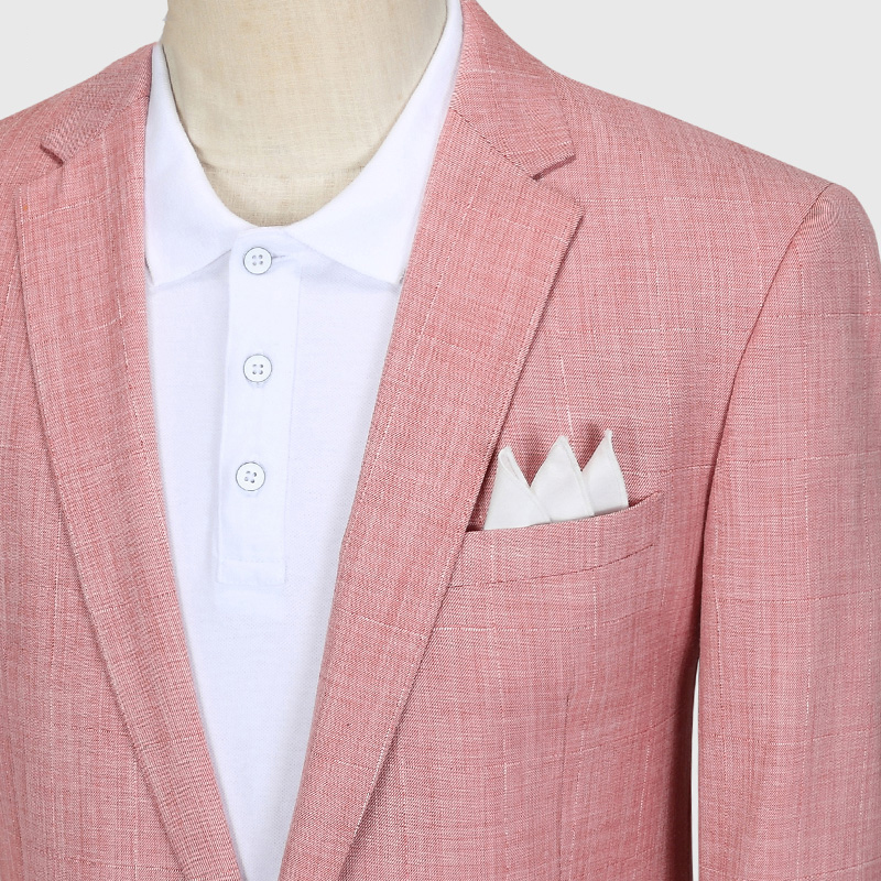 2022 Wedding Party Three Piece White Men's Suits Blazer Regular Length Woven Weaving Method
