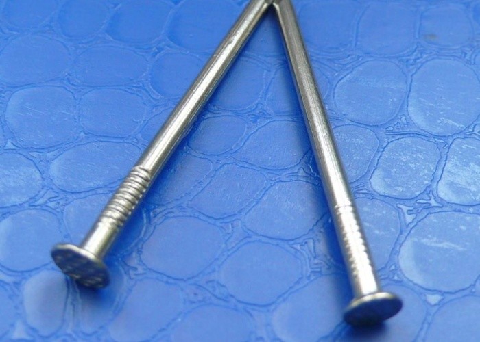 4cm 16D Galvanized Common Nails 20D Ring Shank Nails For Hard Wood