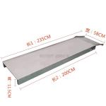 Customized Logo Accepted Convenient Stainless Steel Stretcher Base for Ambulance