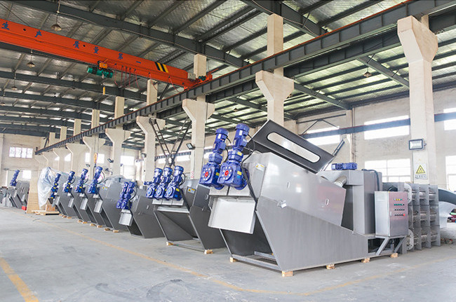 Portable Screw Press Dewatering Device Dewatering Equipment 120kg/H