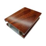 5.0mm Wood Finish Aluminium Profiles For Building Materials