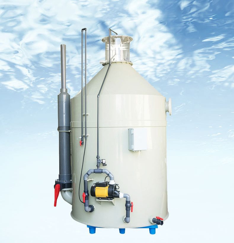 TPPS Micro Nano Protein Skimmer for Aquaculture Barrel Height 2300mm Advanced Technology