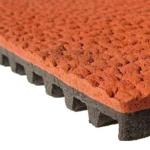 Prefabricated Synthetic Rubber Running Track 13mm Thick For Stadium School