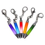 Crystal Stone Pocket Mini Pen , 73mm Twist Ballpoint Pen Baking Finish Color