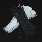 White / Black PA66 Nylon Cable Ties Cable Wraps Self-locking Aging-Resistant