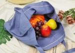 Denim Blue Eco Friendly Tote Bag For Supermarket