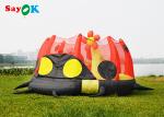 Waterproof Inflatable Bounce House Children Bouncer Cartoon Ladybug Jumping Bed