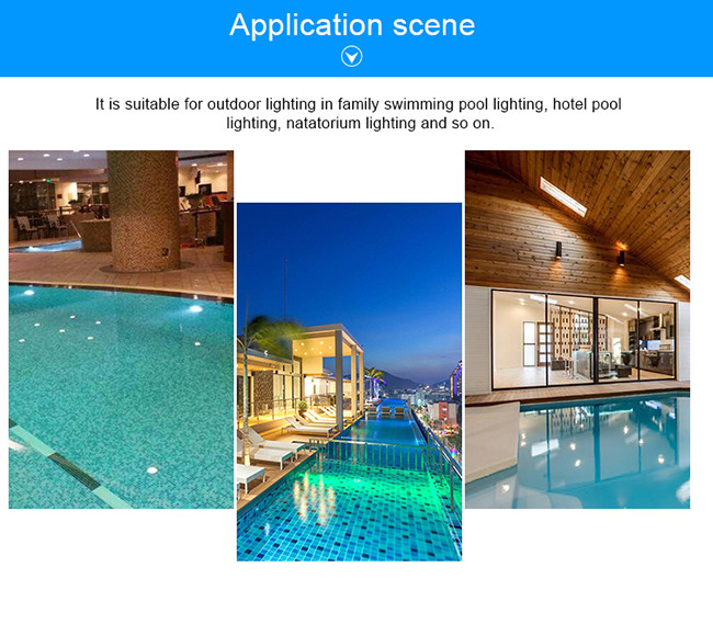 IP68 Structure Waterproof CE Certificated SS316L LED Pool Light Vinyl Bulb lights IP68