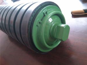 Wholesale Stone Mining Steel Rubber Disc Idler Impact Roller Conveyor from china suppliers