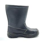 Steel Toe / Steel Plate Welding Safety Shoes Pure Leather High Ankle Shoes For