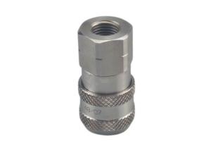 Wholesale 0.75 Inch 316 Stainless Steel BSPP Flat Face Coupler from china suppliers