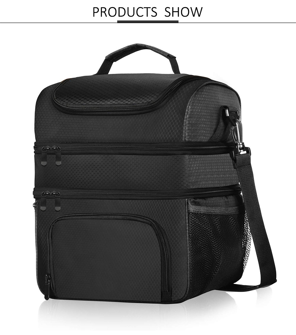 Insulated Lunch Box 18L Leakproof Reusable Large Bag with Adjustable Strap