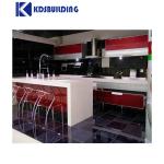 Cooking Bench Baked Lacquer MDF Kitchen Cabinets