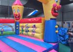 Colorful Clown Bounce House Castle / Durable Indoor Inflatable Bouncer