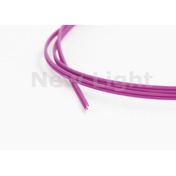 Single Mode Duplex Fiber Optic Patch Cable with 3.0mm Outer Diameter and Purple Color for Indoor Use