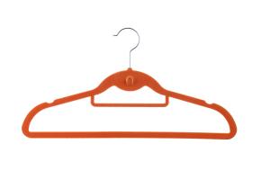 Wholesale 16 Inch Slim Velvet Hangers ABS Nylon Chrome Hook from china suppliers