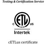 SUD cTUVus certification Rheinland cTUVus certification North American safety