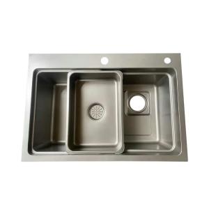 Wholesale Factory Send Durable Stainless Steel Handmade Sink Topmount Pressed Drawn Vietnam China Sink from china suppliers