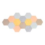 3mm 25mm Hexagon Sound Absorbing Wall Tiles PET Acoustic Panel